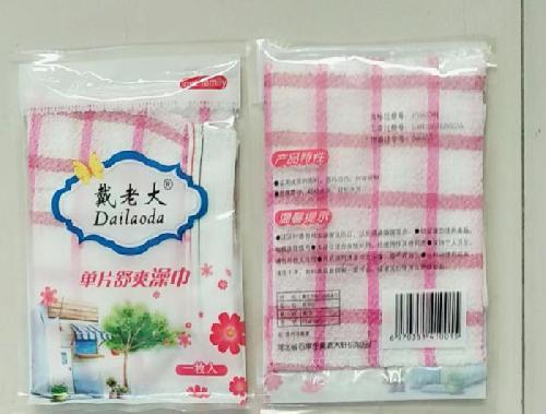戴老大单片舒爽澡巾（粉）