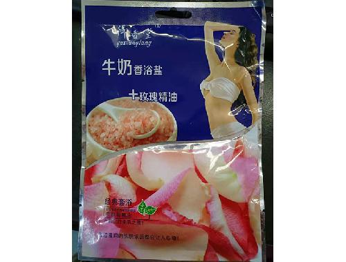牛奶香浴盐+玫瑰精油