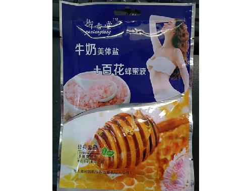 牛奶美体盐+百花蜂蜜液
